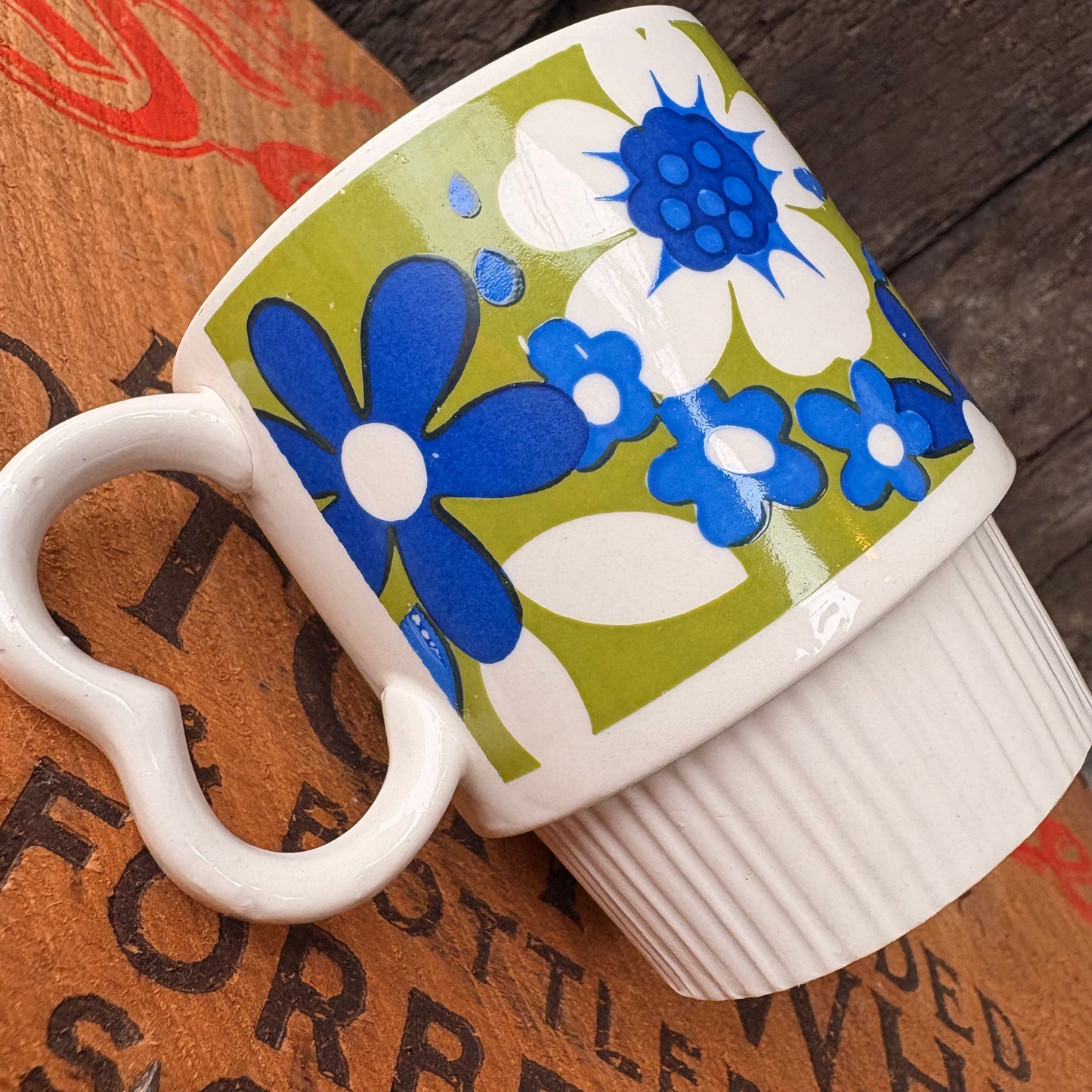 【1970s JAPAN vintage】stacking mugcup