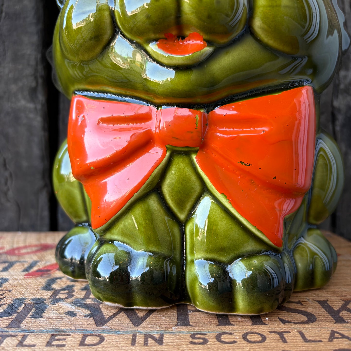 【1950s JAPAN vintage】Ceramic Cookie Jar