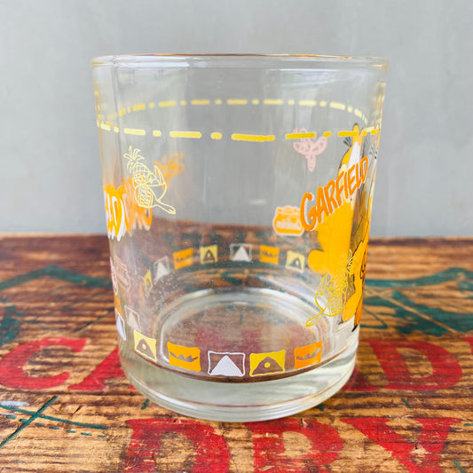 【vintage】LUKEY Garfield glass