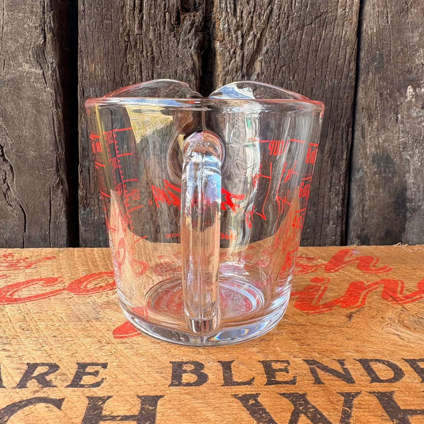 【1970s-1980s USA vintage】Fire-King 250ml Glass Measuring Cup