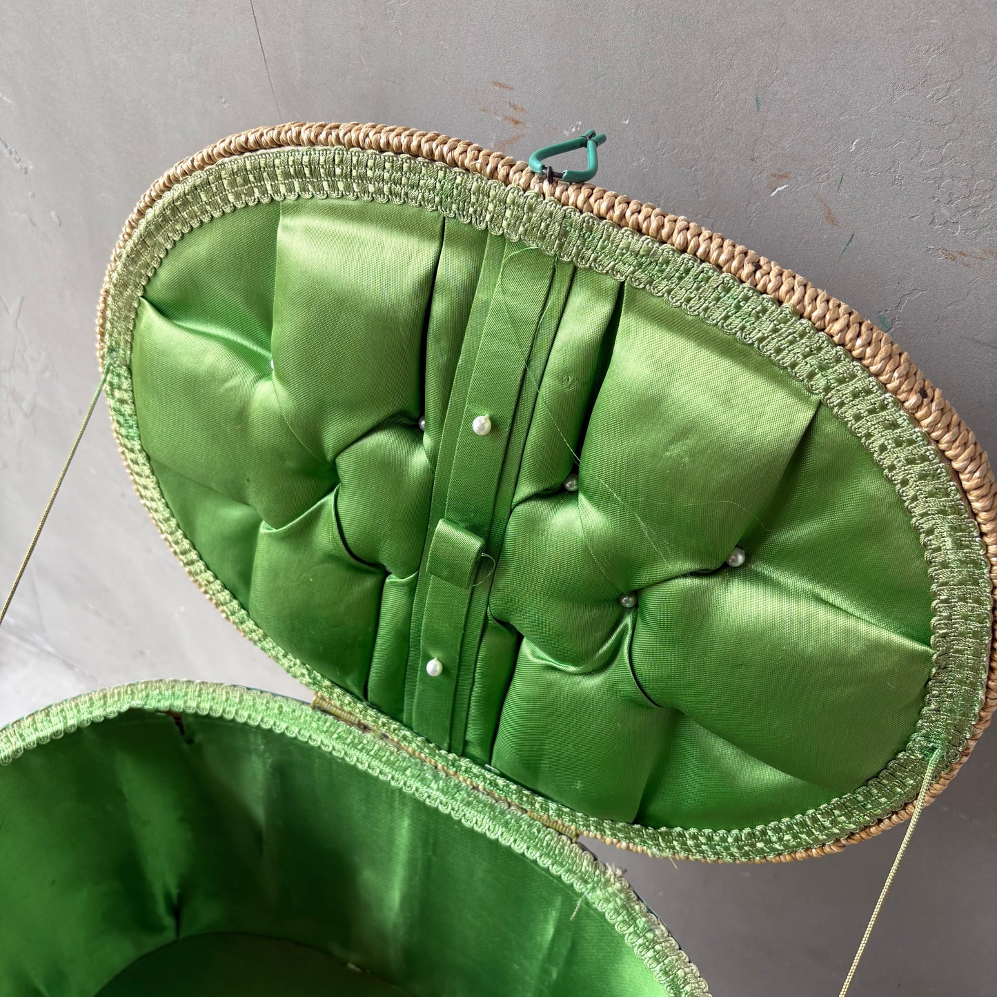 【1950-60s USA vintage】Sewing Basket