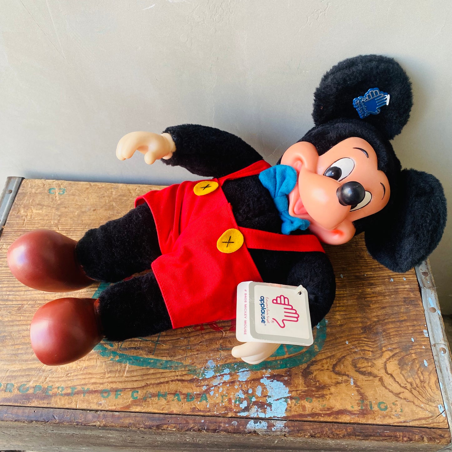 【1981 vintage】applause mickey mouse doll