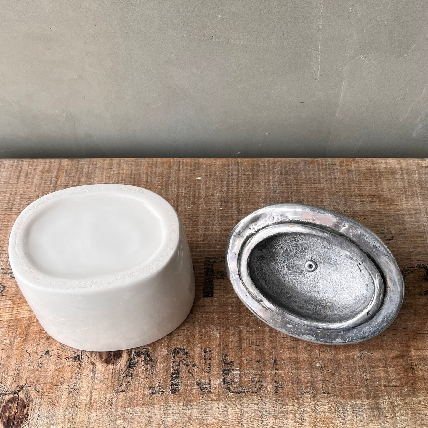 【USA vintage】Canister with casting lid