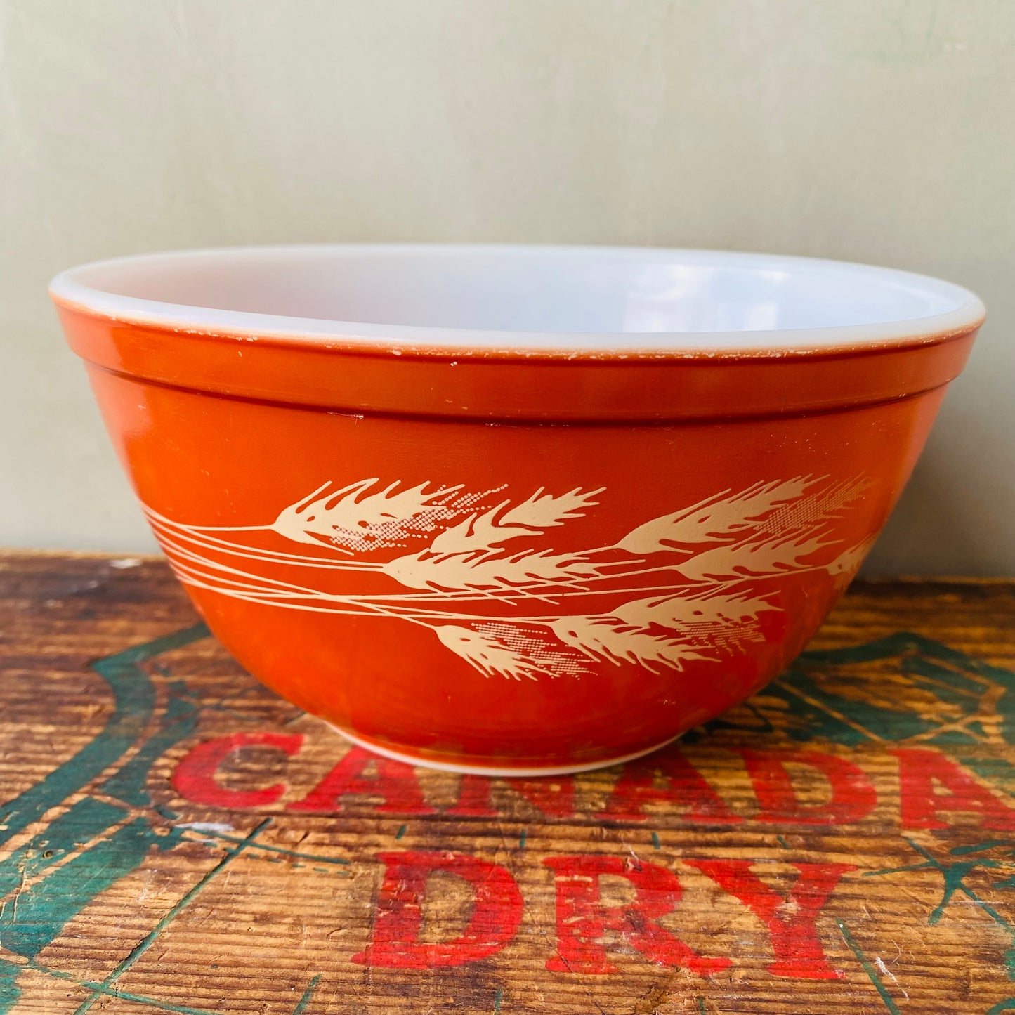 【1950s- USA vintage】PYREX MIXING BOWL オータムハーベスト