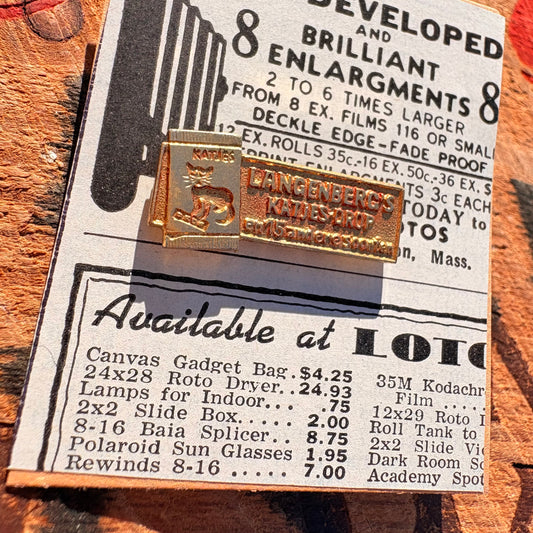 【-1950s Euro vintage】Advertising Hat Pin Pins 4