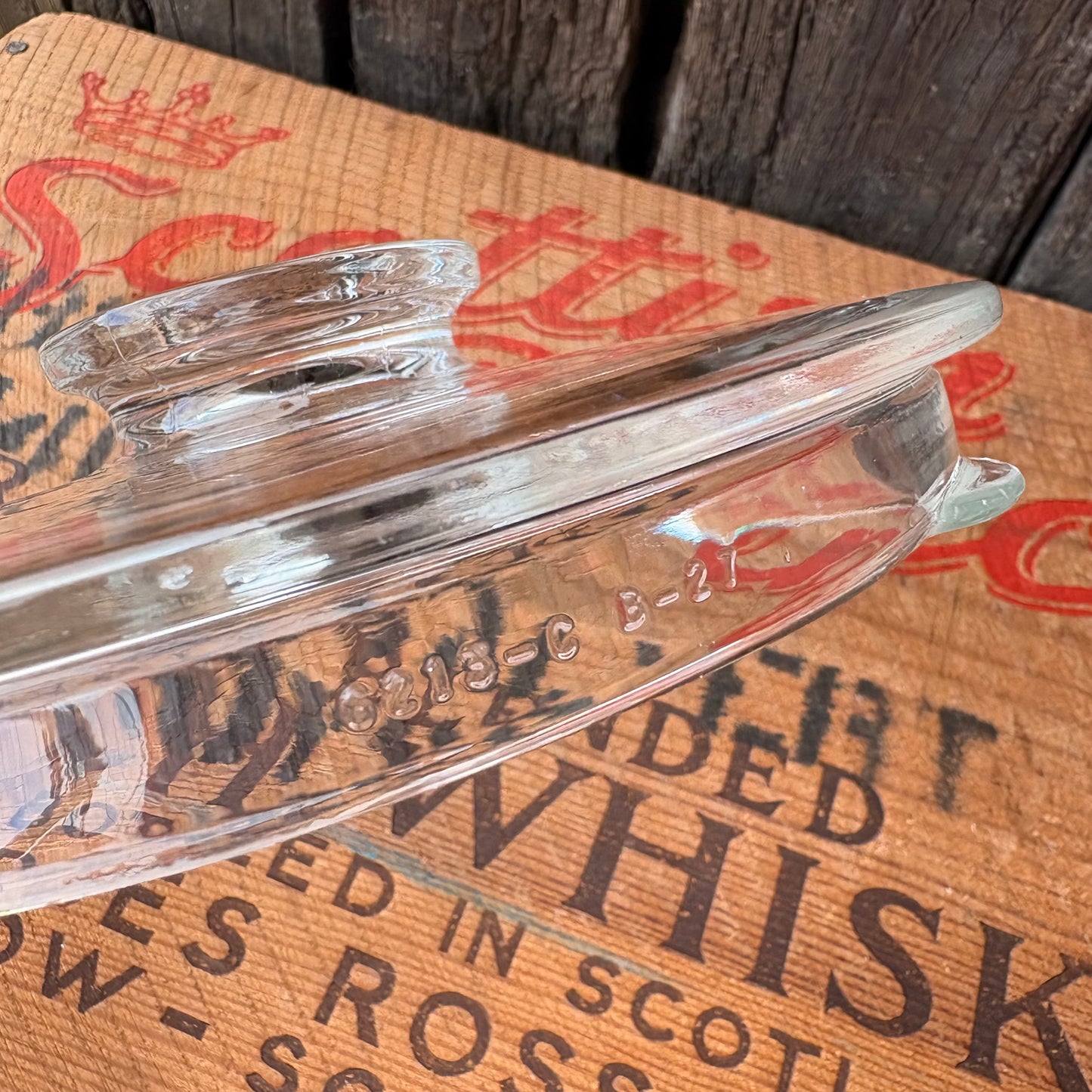 【1940s USA vintage】PYREX FLAME WARE Glass saucepan 7324-B