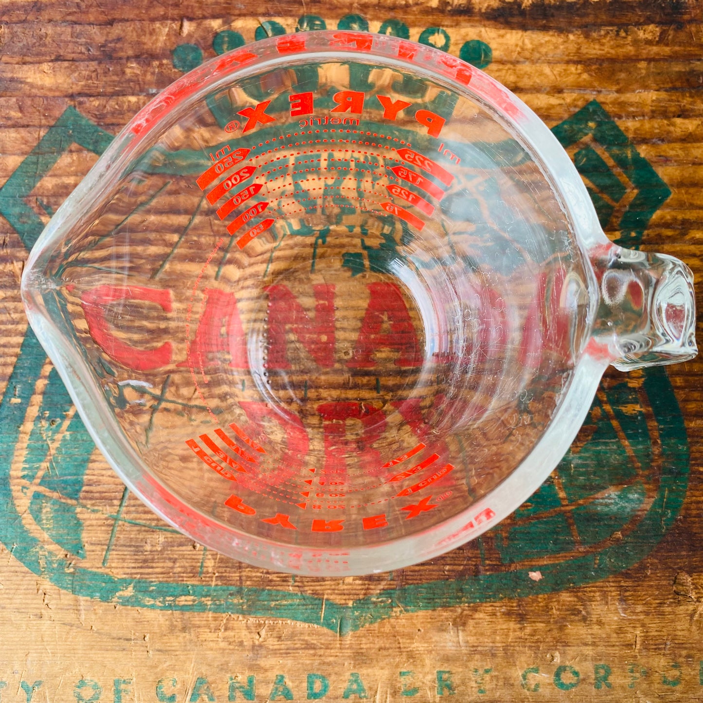 【1985-1990 USA vintage】 OLD PYREX measuring cup