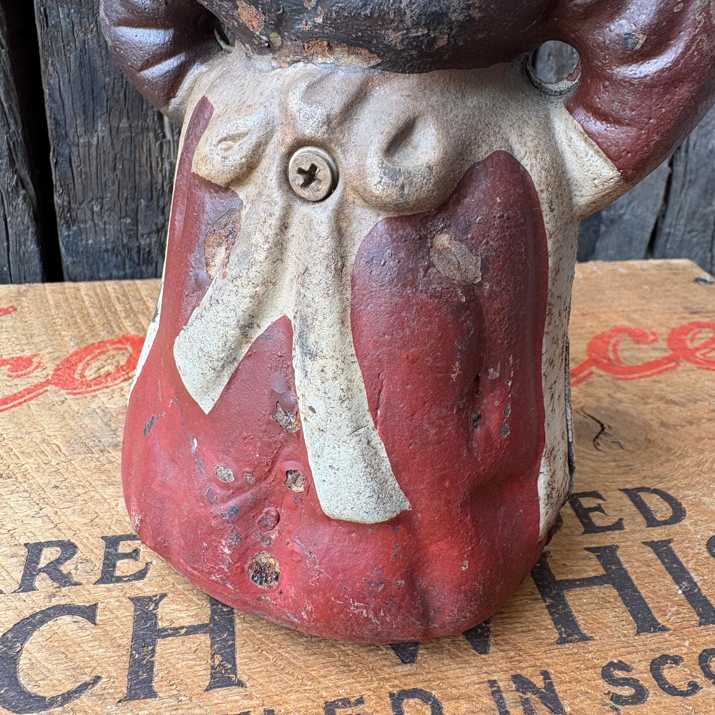 【USA vintage】Aunt Jemima Cast Iron Coin Bank