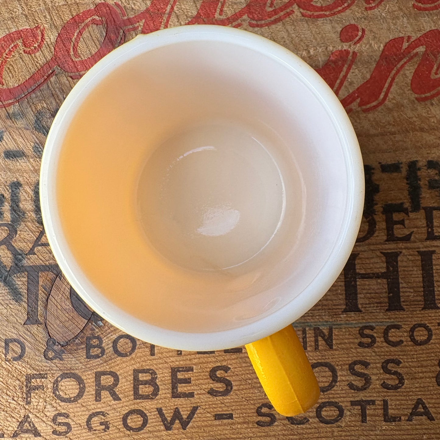 【USA vintage】Hazel Atlas Orange Peel Mug