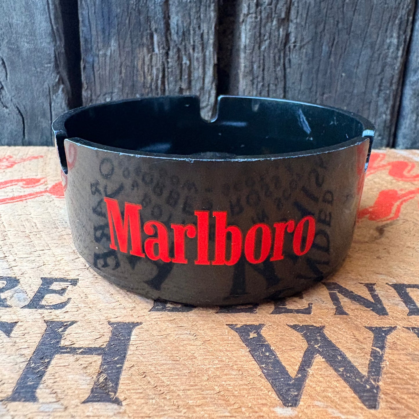 【USA vintage】Marlboro advertising plastic ashtray