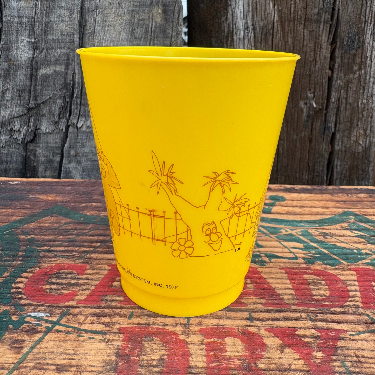 【1978 USA vintage】McDonald plastics cup