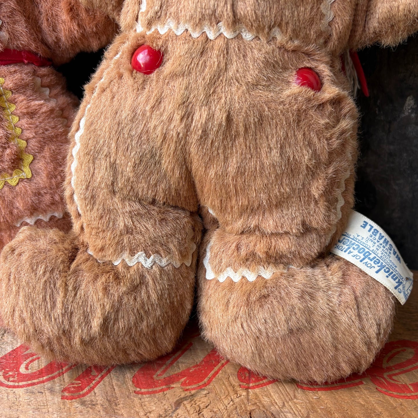 【1960s USA vintage】Knickerbocker Gingerbread Plush set