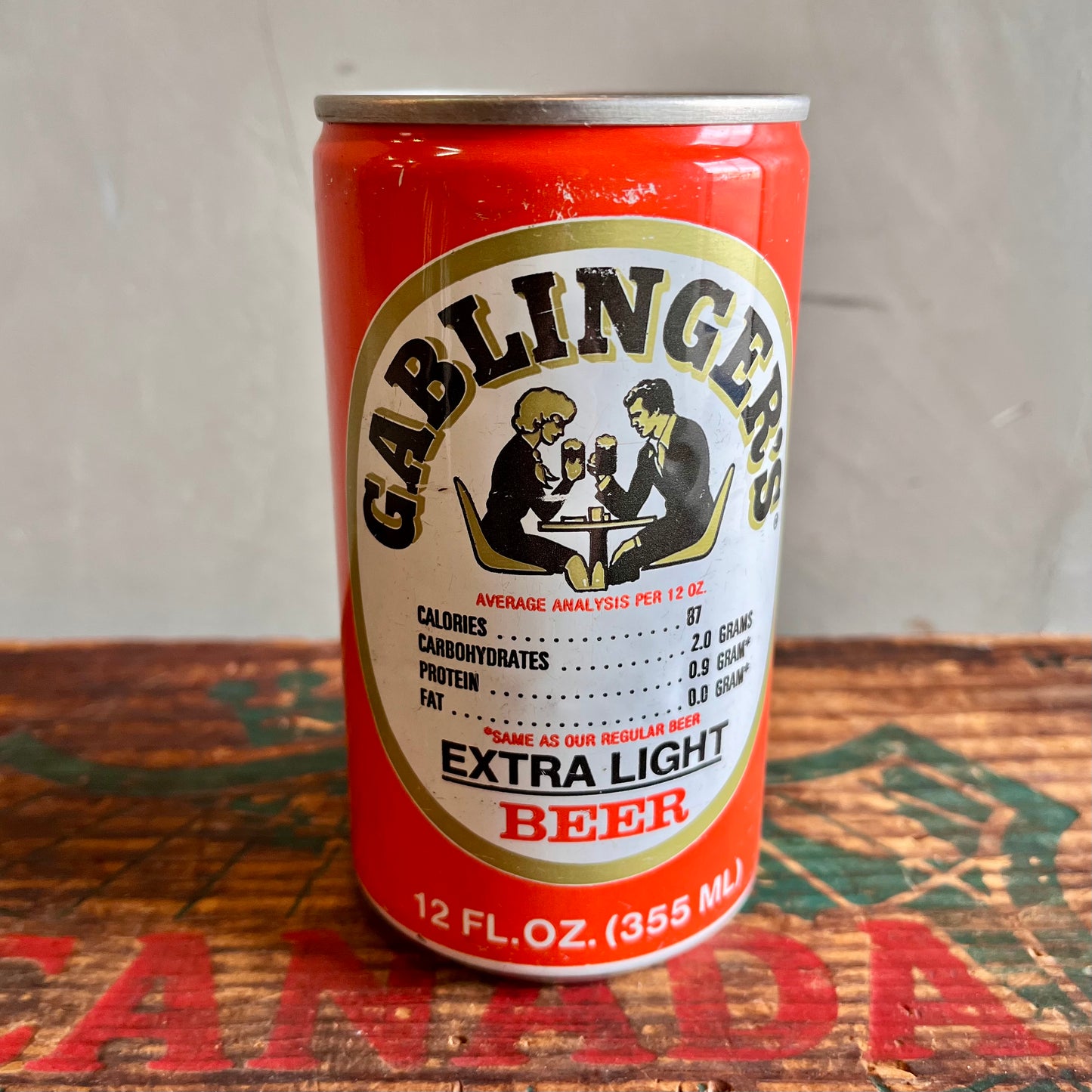 【USA vintage】GABLINGER’S EXTRA LIGHT BEER CAN