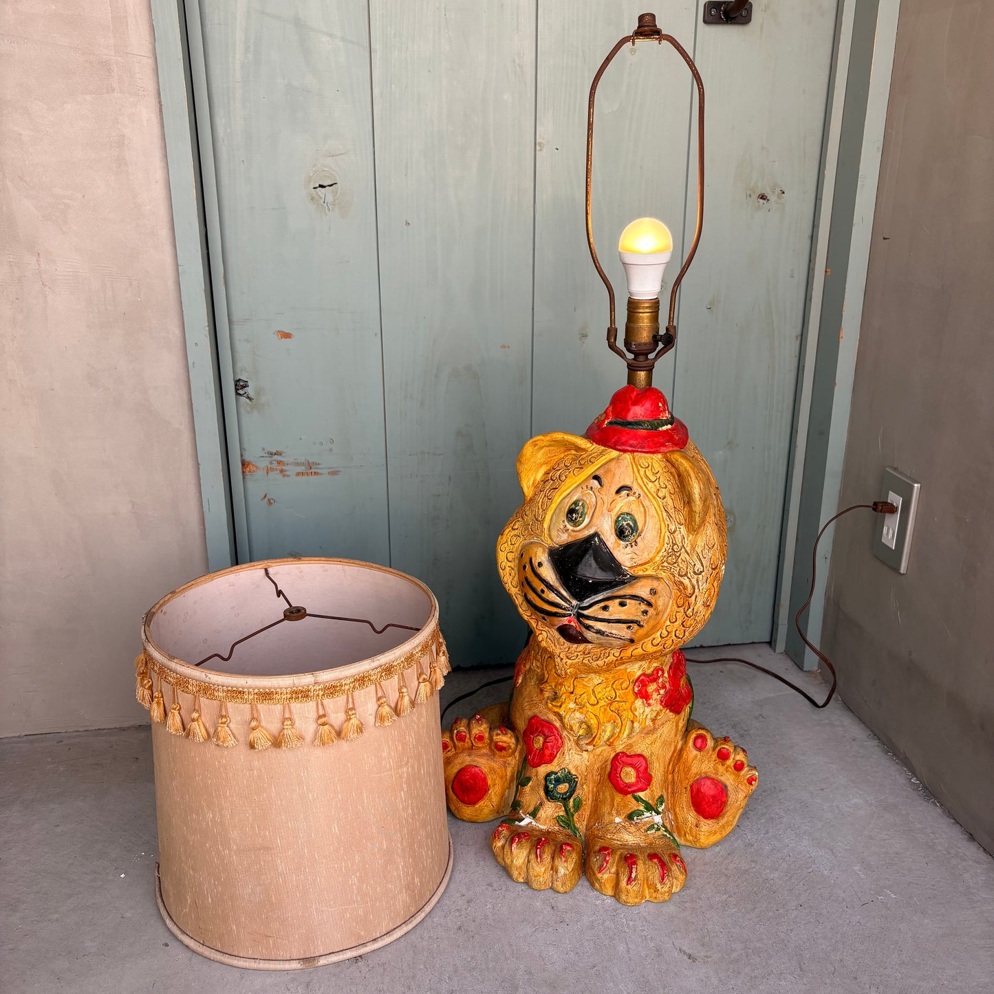 【1970s USA vintage】 YORK 70 Tiger Lamp