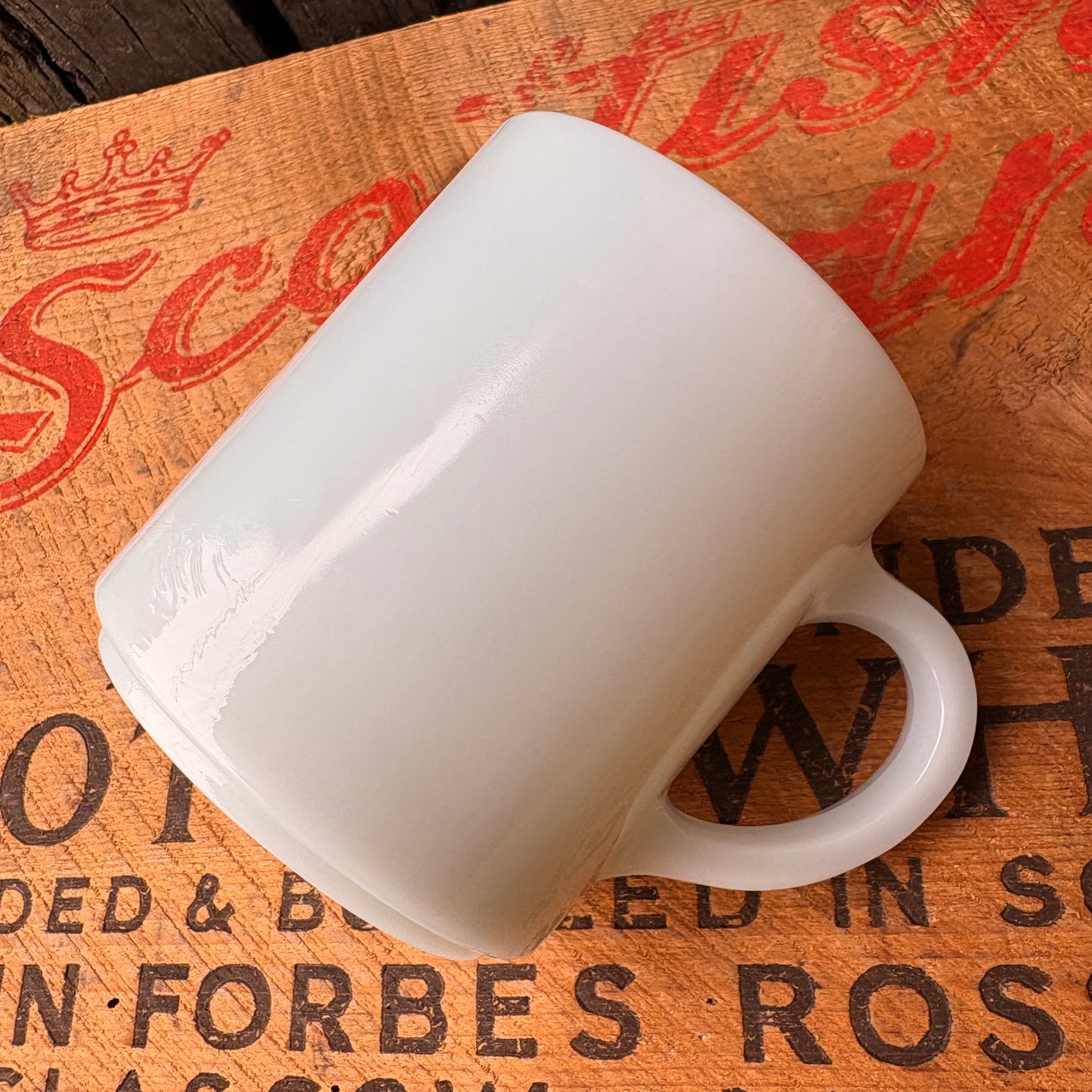 【USA vintage】Hazel-Atlas Milk Glass Mug