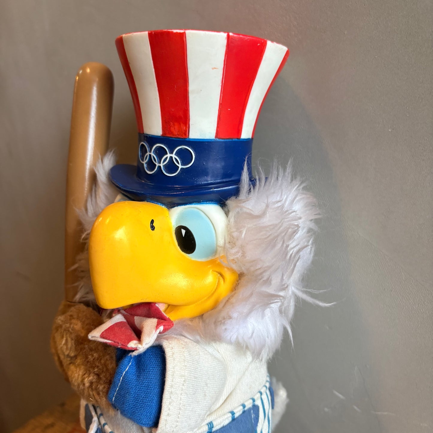 【1980s USA vintage】 LA Olympic “Eagle Sam” Plush Doll