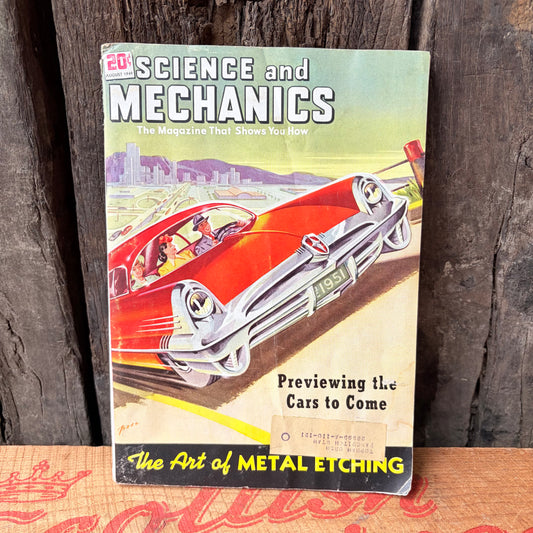 【1940s USA vintage】SCIENCE and MECHANICS AUGUST 1949