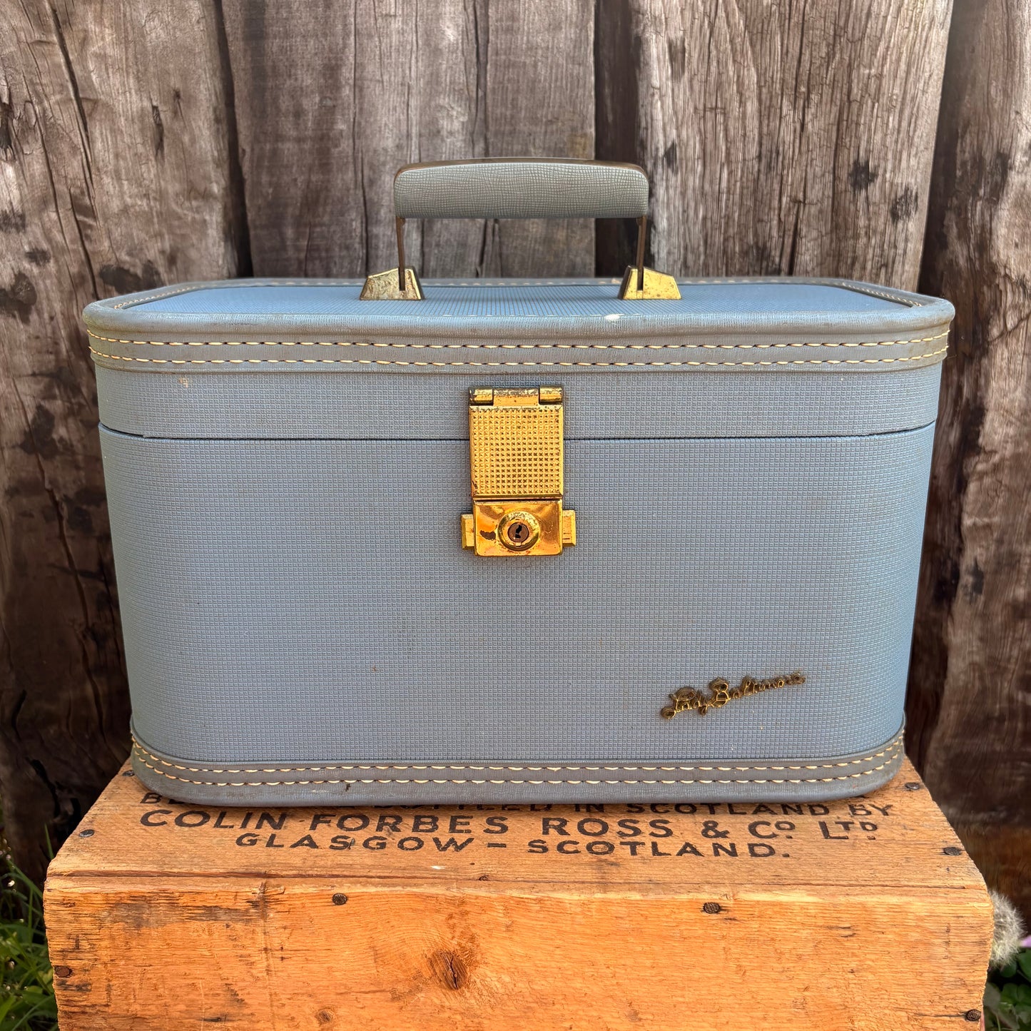 【1950s USA vintage】Baltimore Luggage Train Case