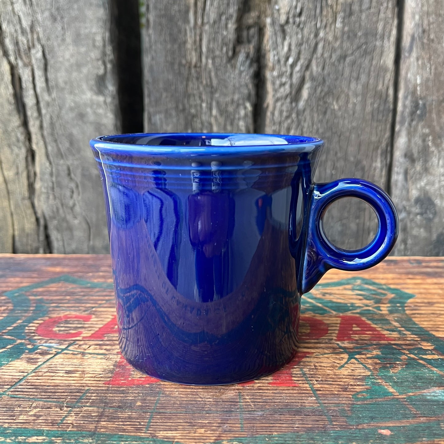 【USA vintage】Fiesta Mug Cup navy