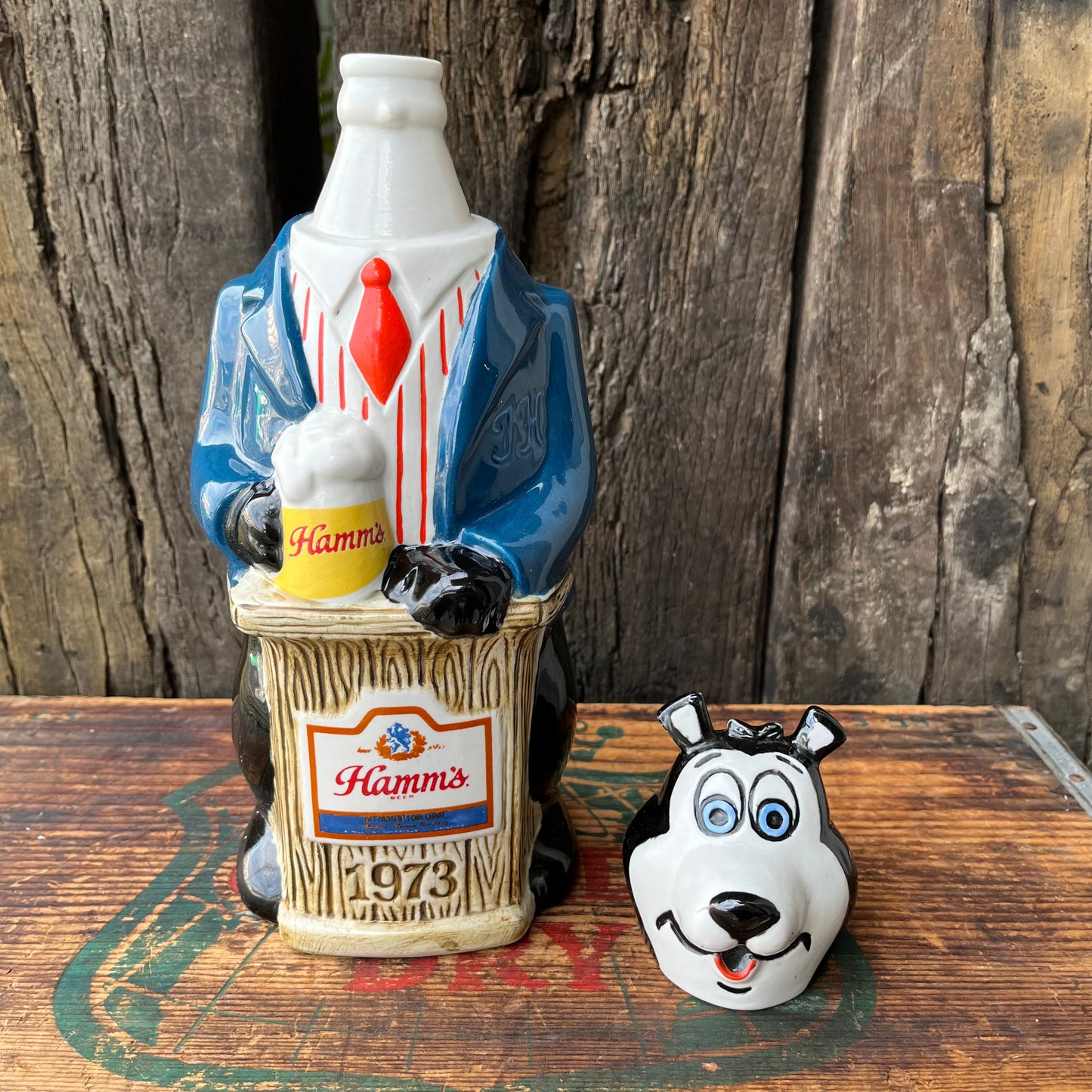 【USA vintage】’73 Hamm’s Beer Decanter