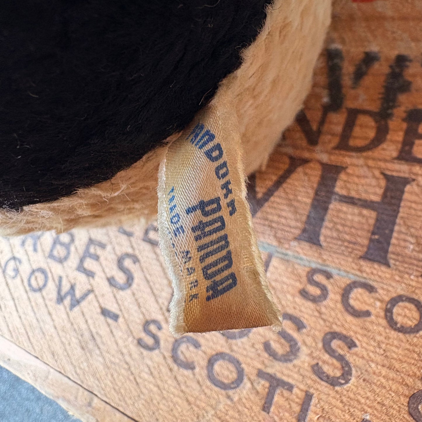 【1950s USA vintage】Knickerbocker Panda Plush