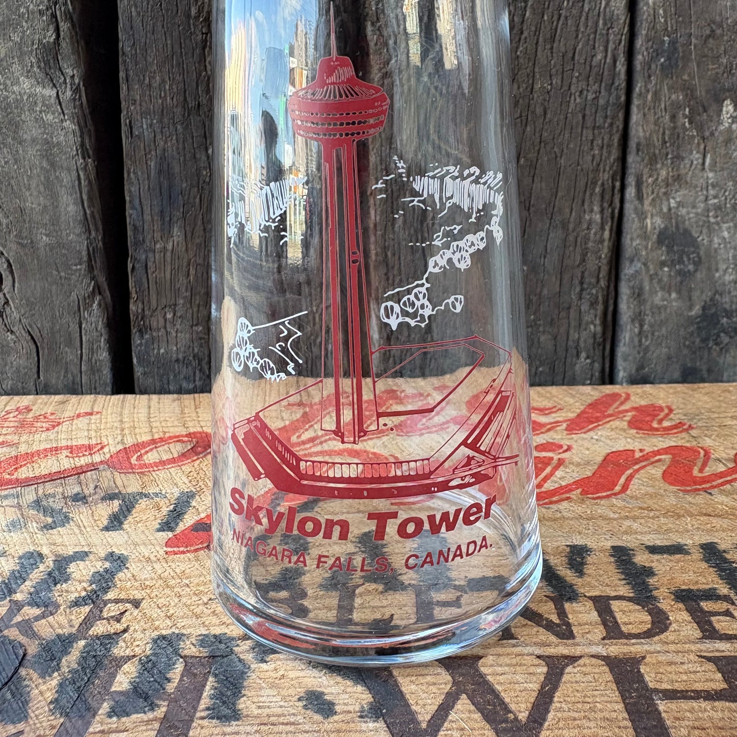 【1970s Canada vintage】Skylon Tower Souvenir Glass