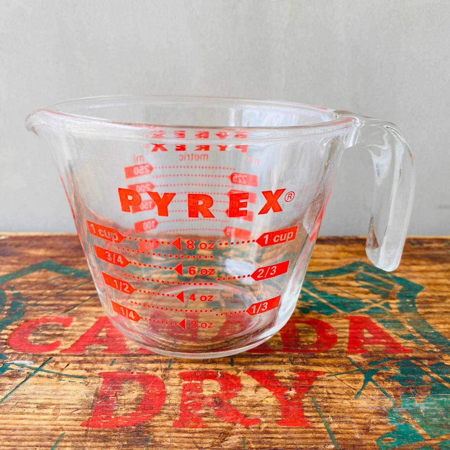 【1985-1990 USA vintage】 OLD PYREX measuring cup