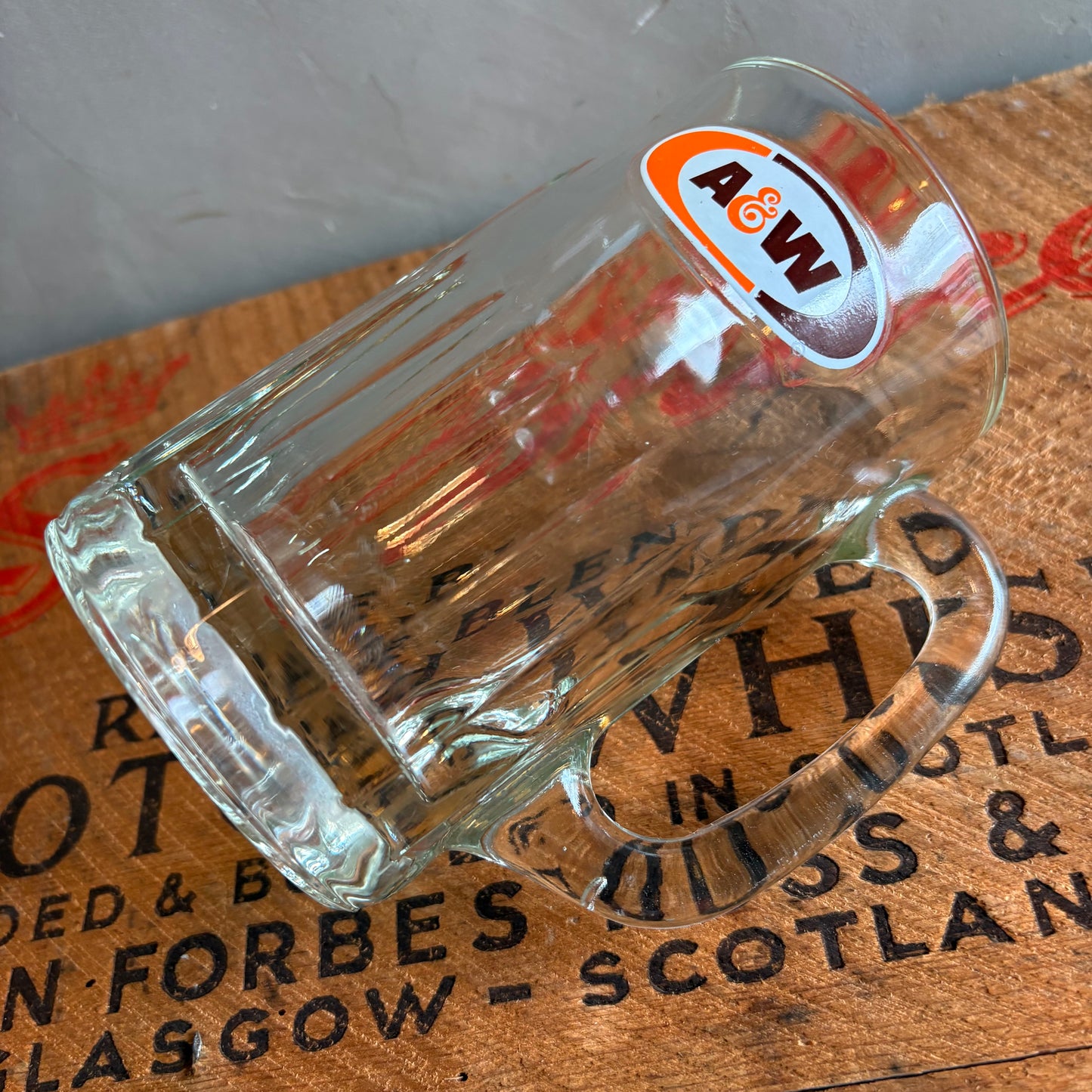 【USA vintage】A&W Glass Mug