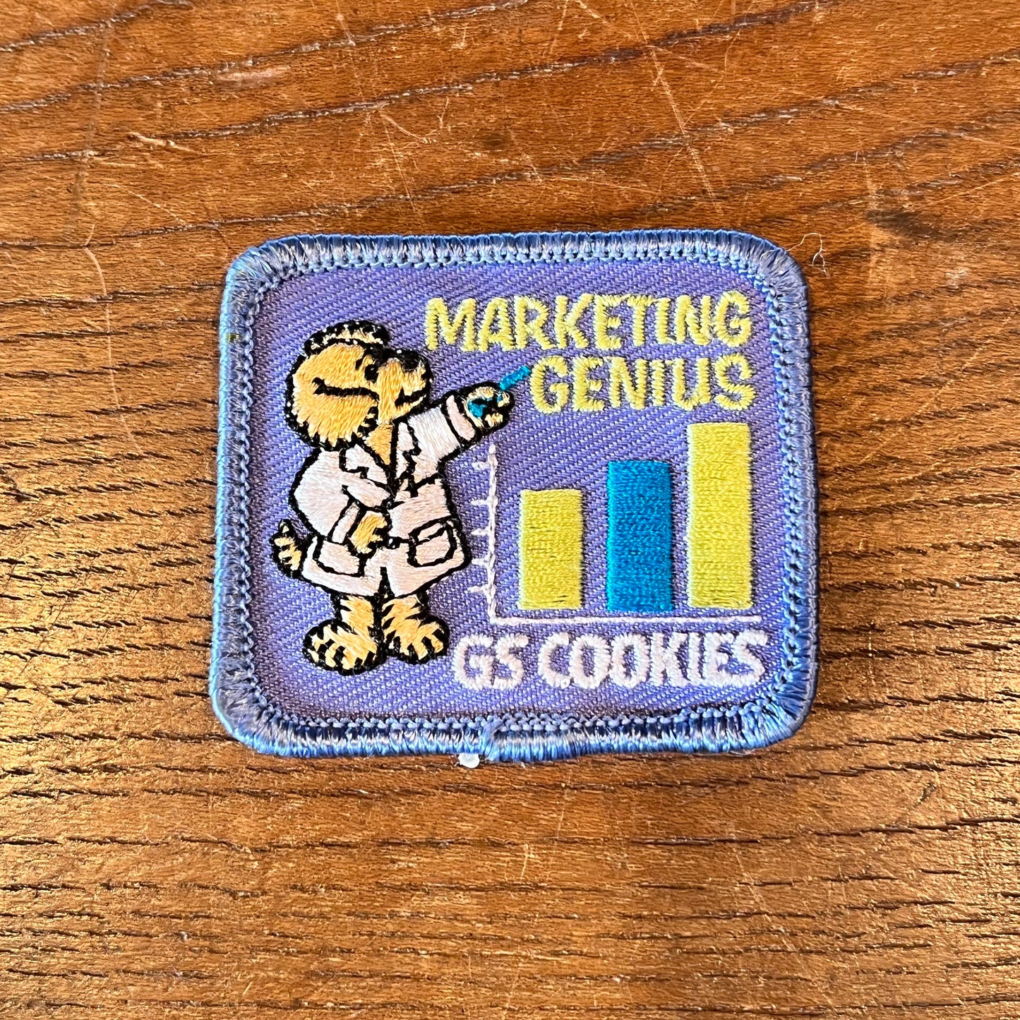 【USA vintage】　ワッペン　MARKETING GENESIS ガールスカウト