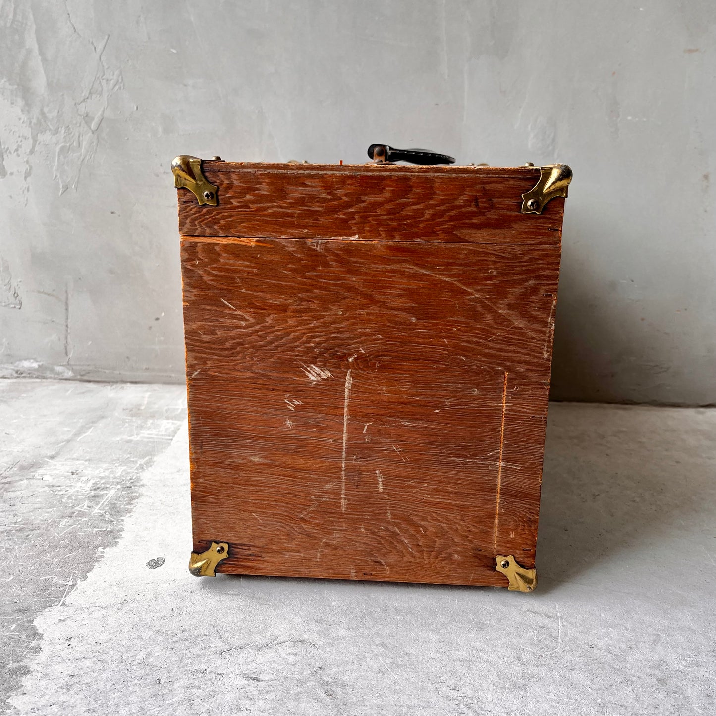 【USA vintage】Excelsior Stamford Wooden Toolbox