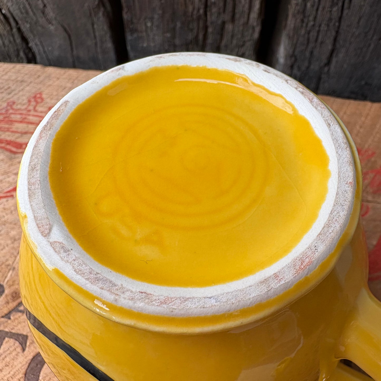 【1970s USA vintage】McCoy Smiley Face mugcup