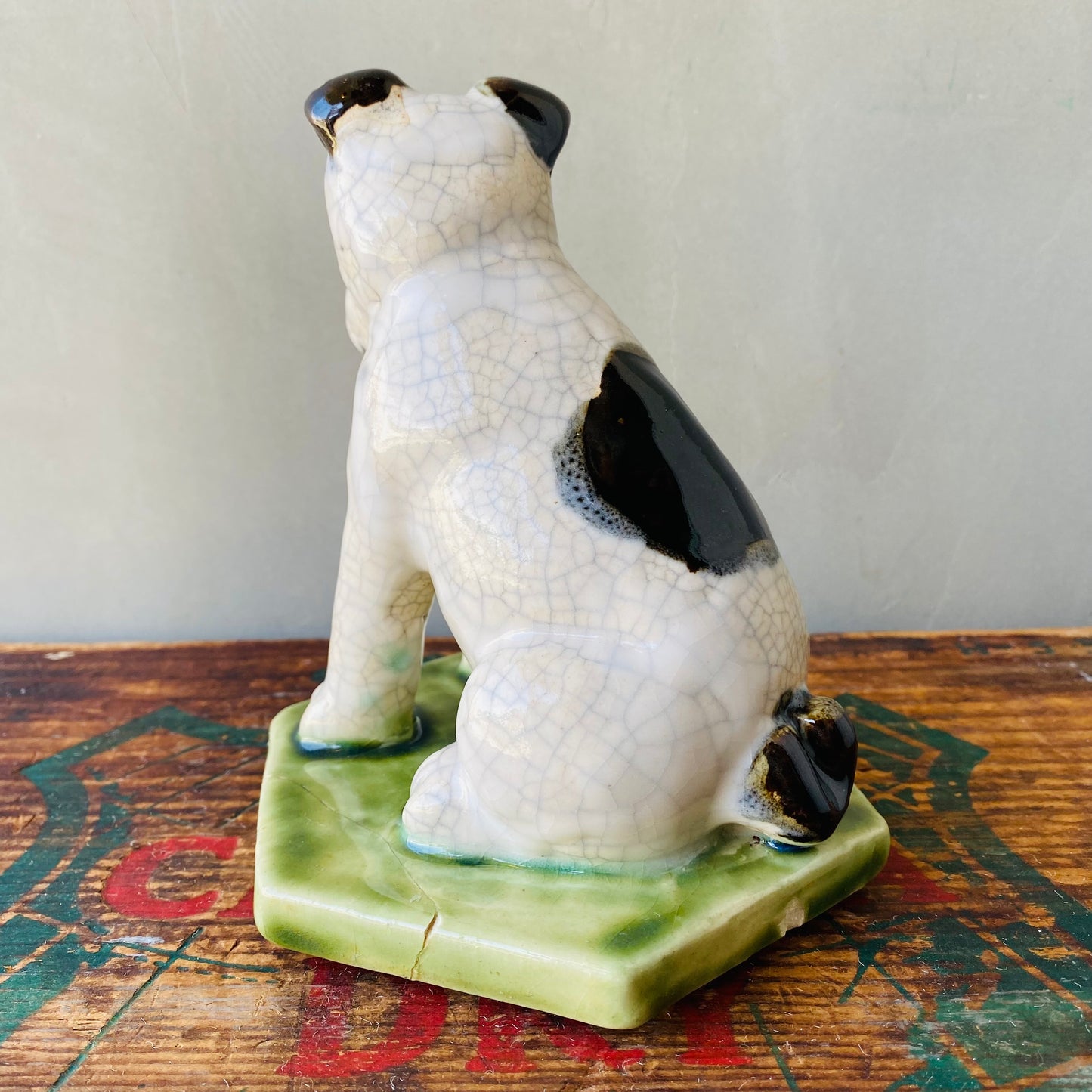 【USA vintage】dog figure objet