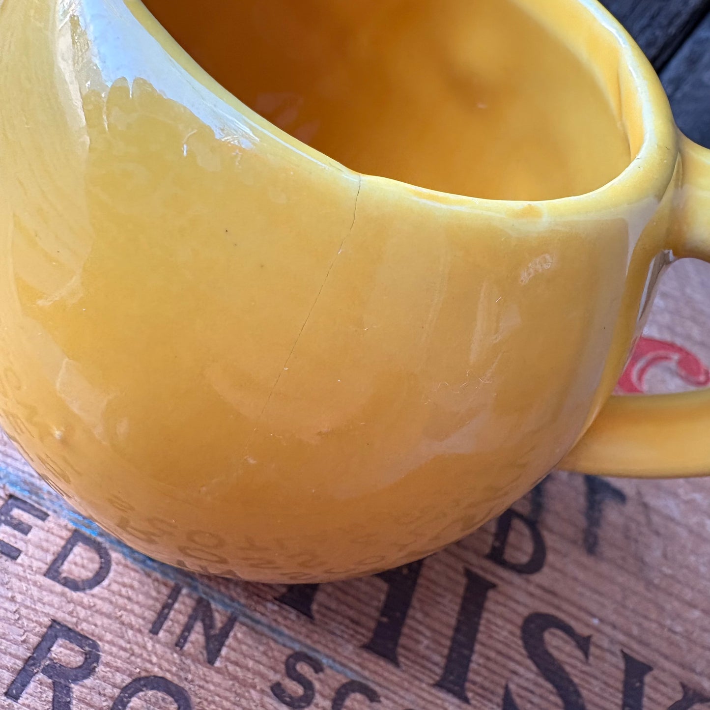 【1970s USA vintage】McCoy Smiley Face mugcup