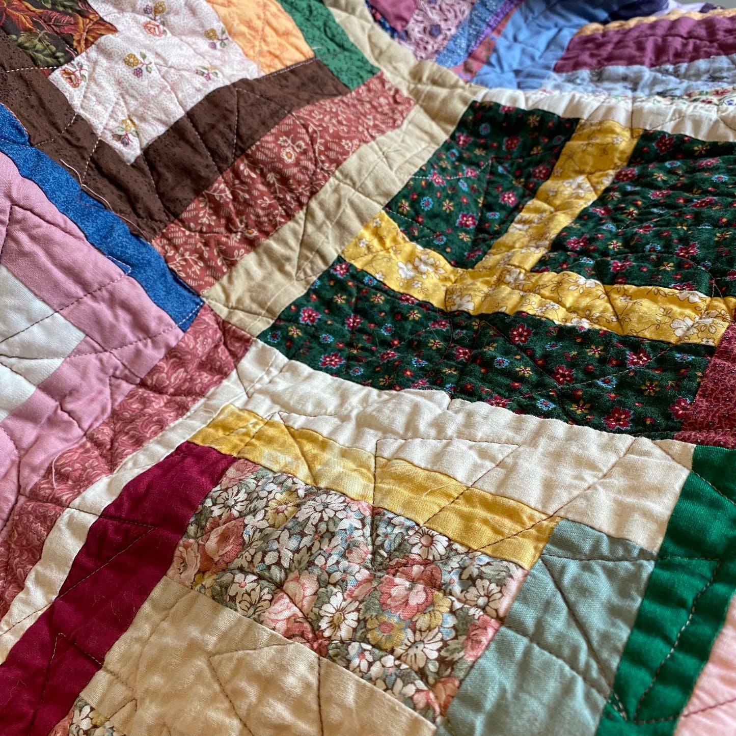 【USA vintage】quilting rug