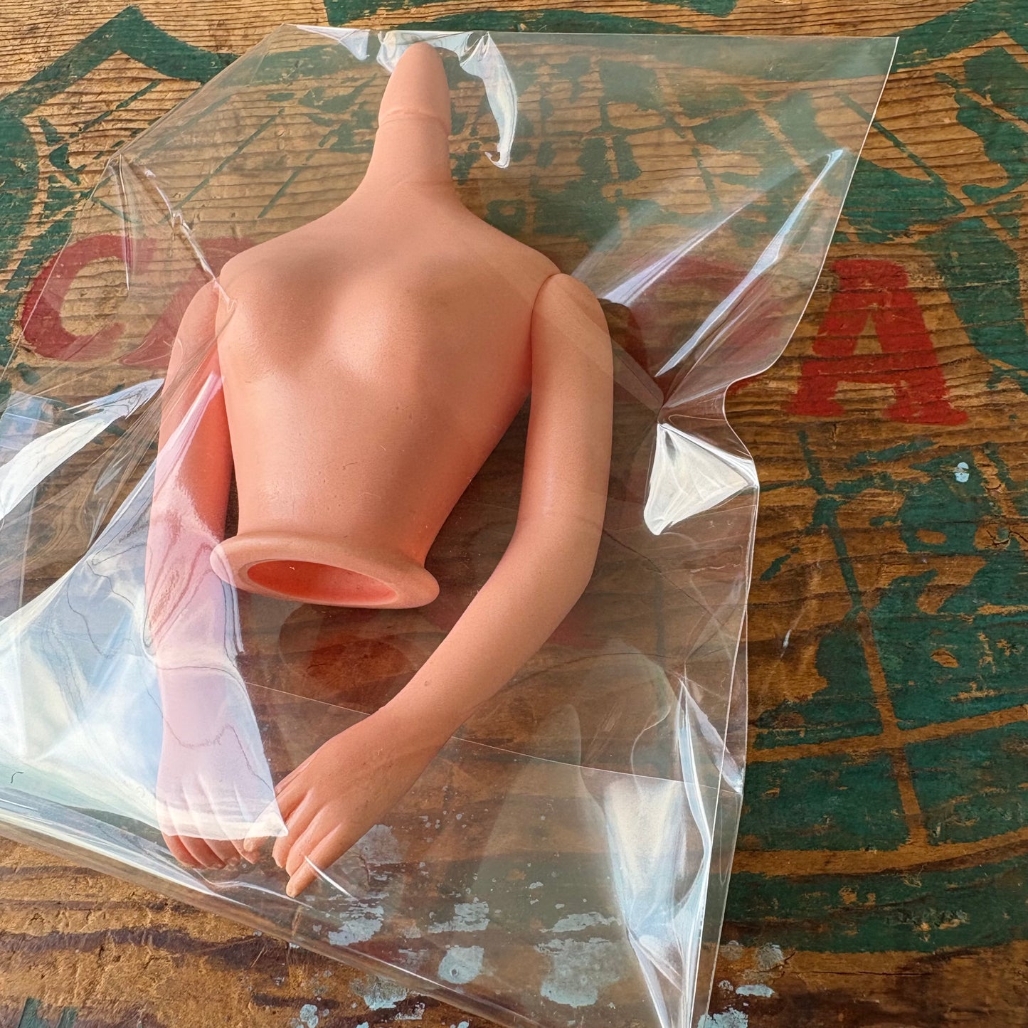 【1970s-1980s vintage】doll parts body doll