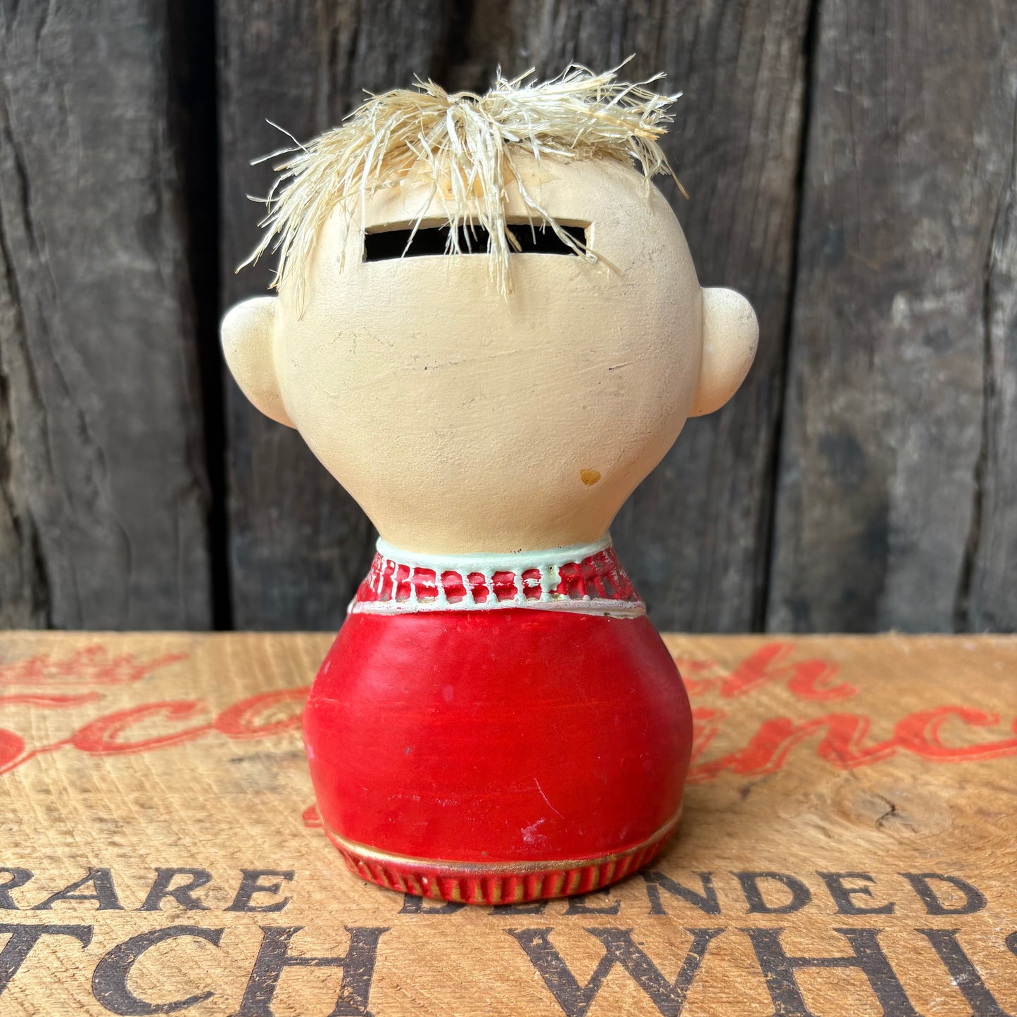 【1970s USA vintage】Congratulations Girl Ceramic Bank