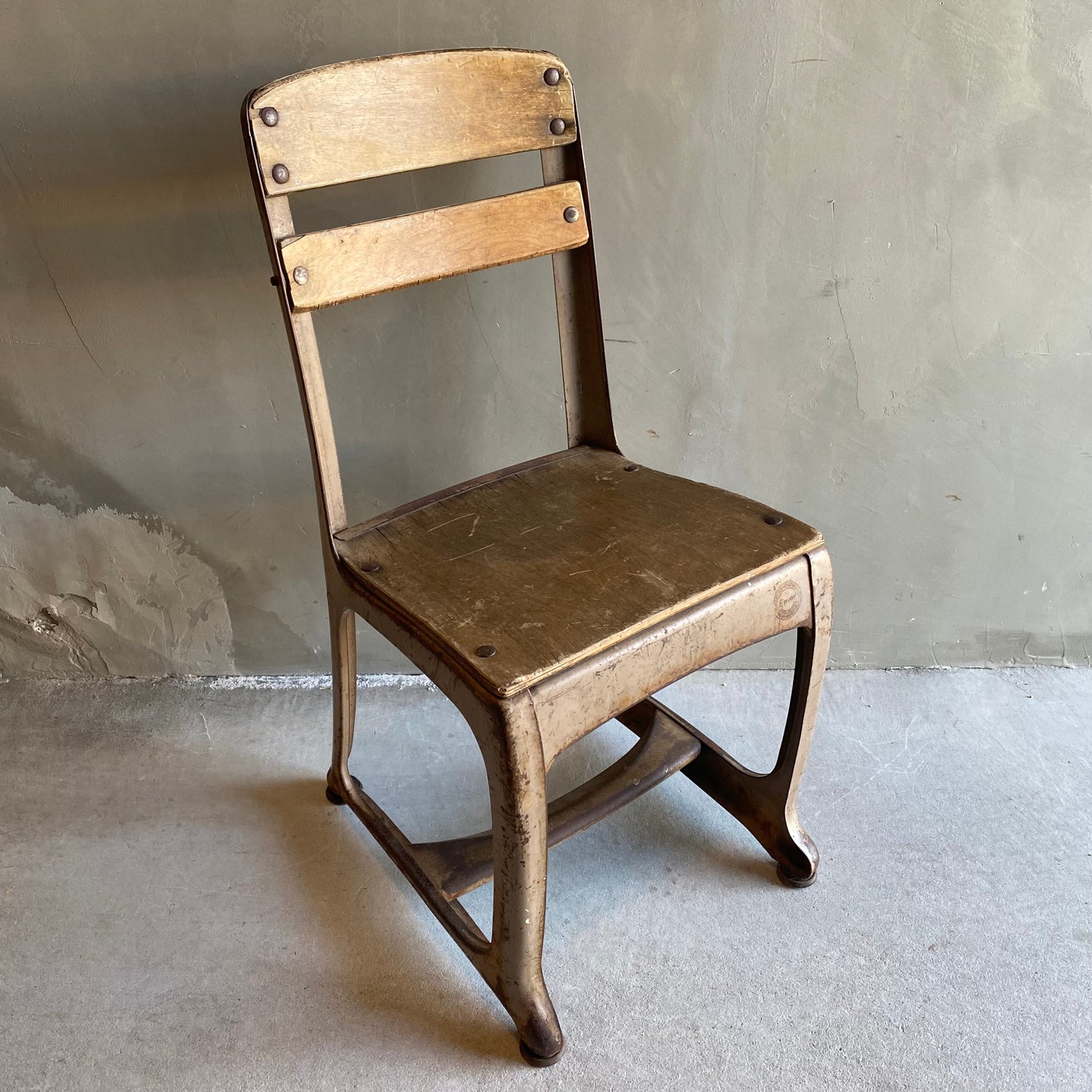 【1950s-1960s USA vintage】School chair