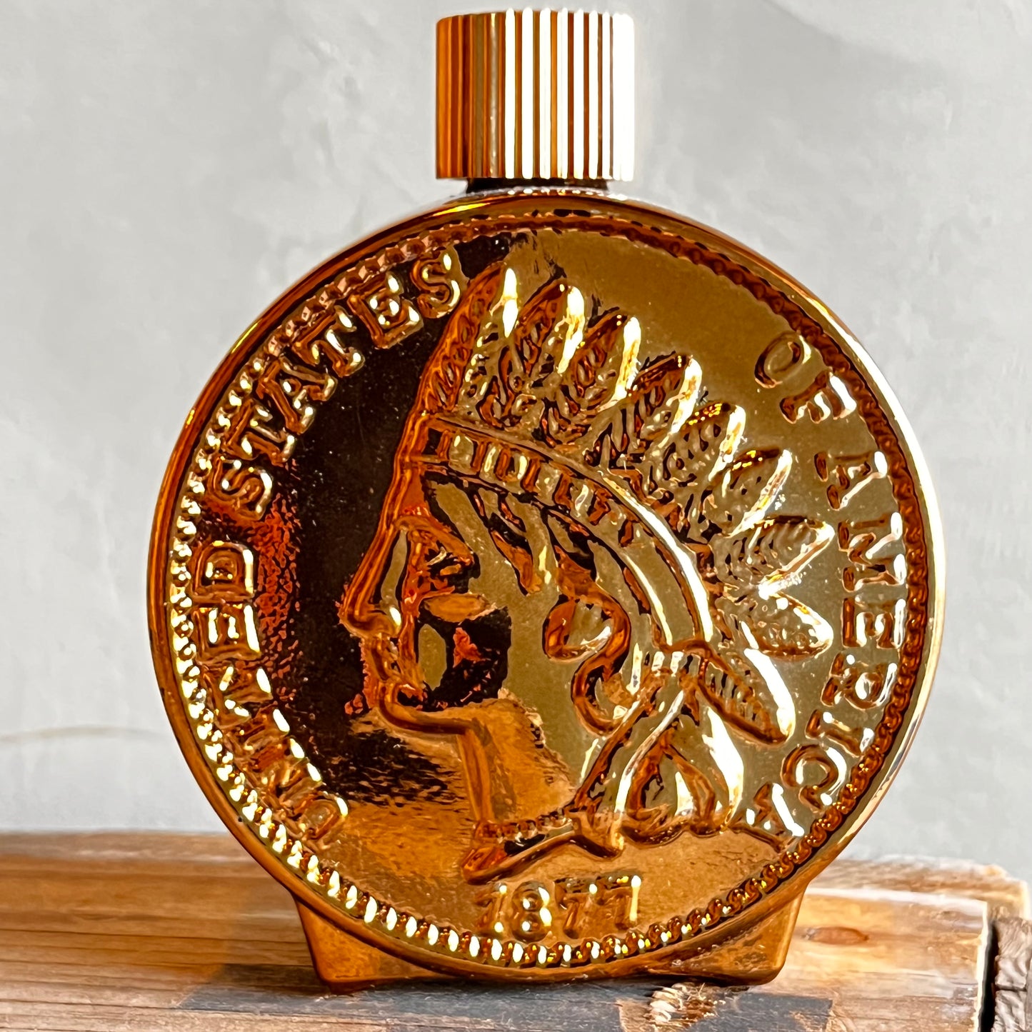 【USA vintage】AVON Indian Head Penny ボトル