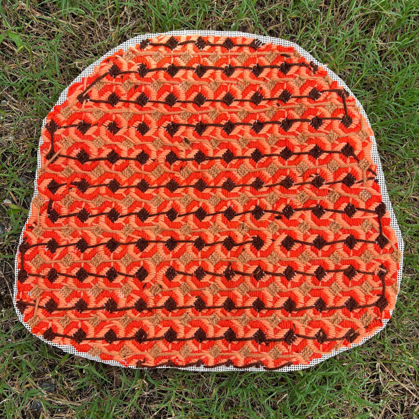 【USA vintage】Handmade Mat