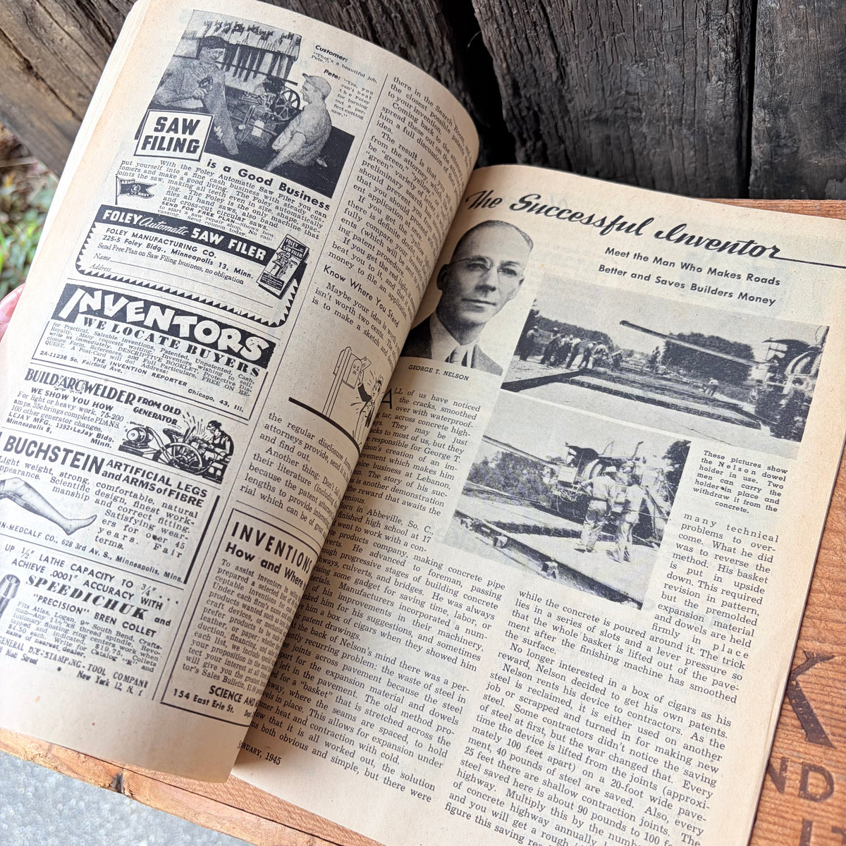 【1940s USA vintage】SCIENCE and MECHANICS FEBRUARY 1945