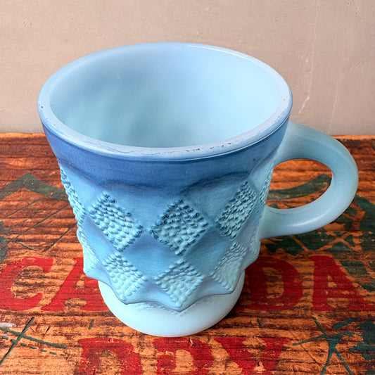 【1977- USA vintage】Fire-King Kimberley mug Blue