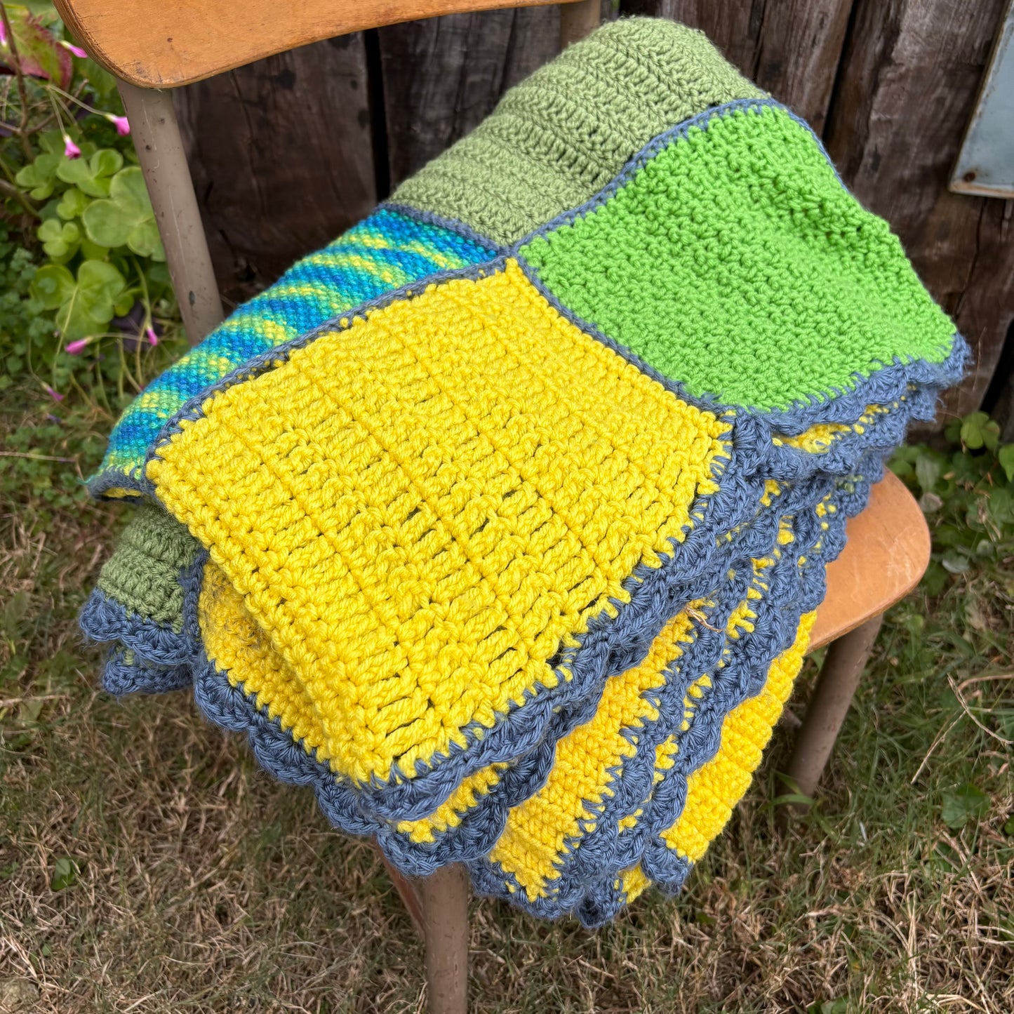 【 USA vintage】granny blanket