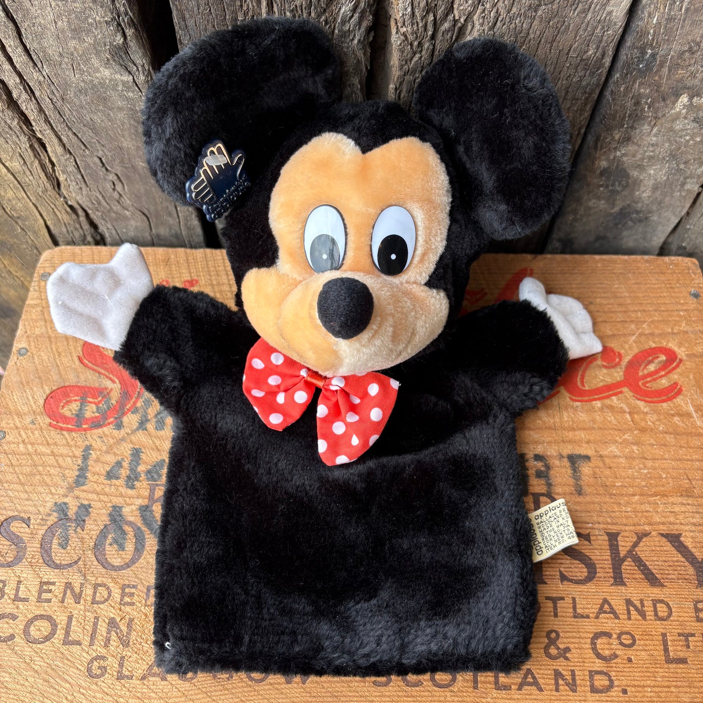 【1980s vintage】Mickey Mouse Hand Puppet Applause