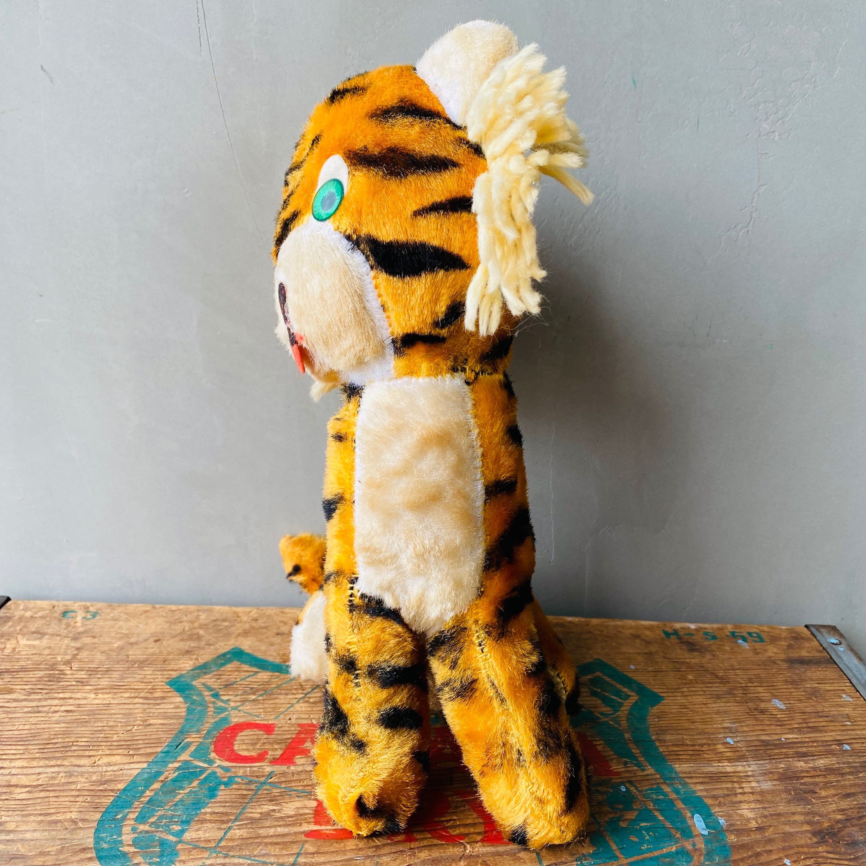 tiger stuffed toy ビンテージドール - アンティーク雑貨