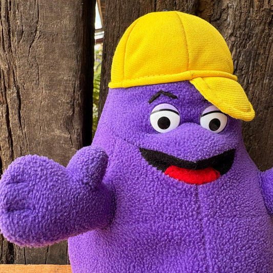 【1997】 Hong Kong McDonald’s Plush Doll  Grimace
