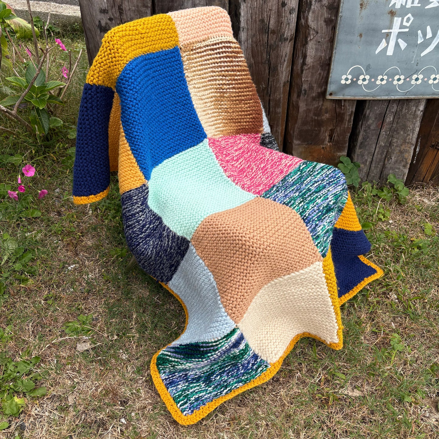 【USA vintage】granny blanket