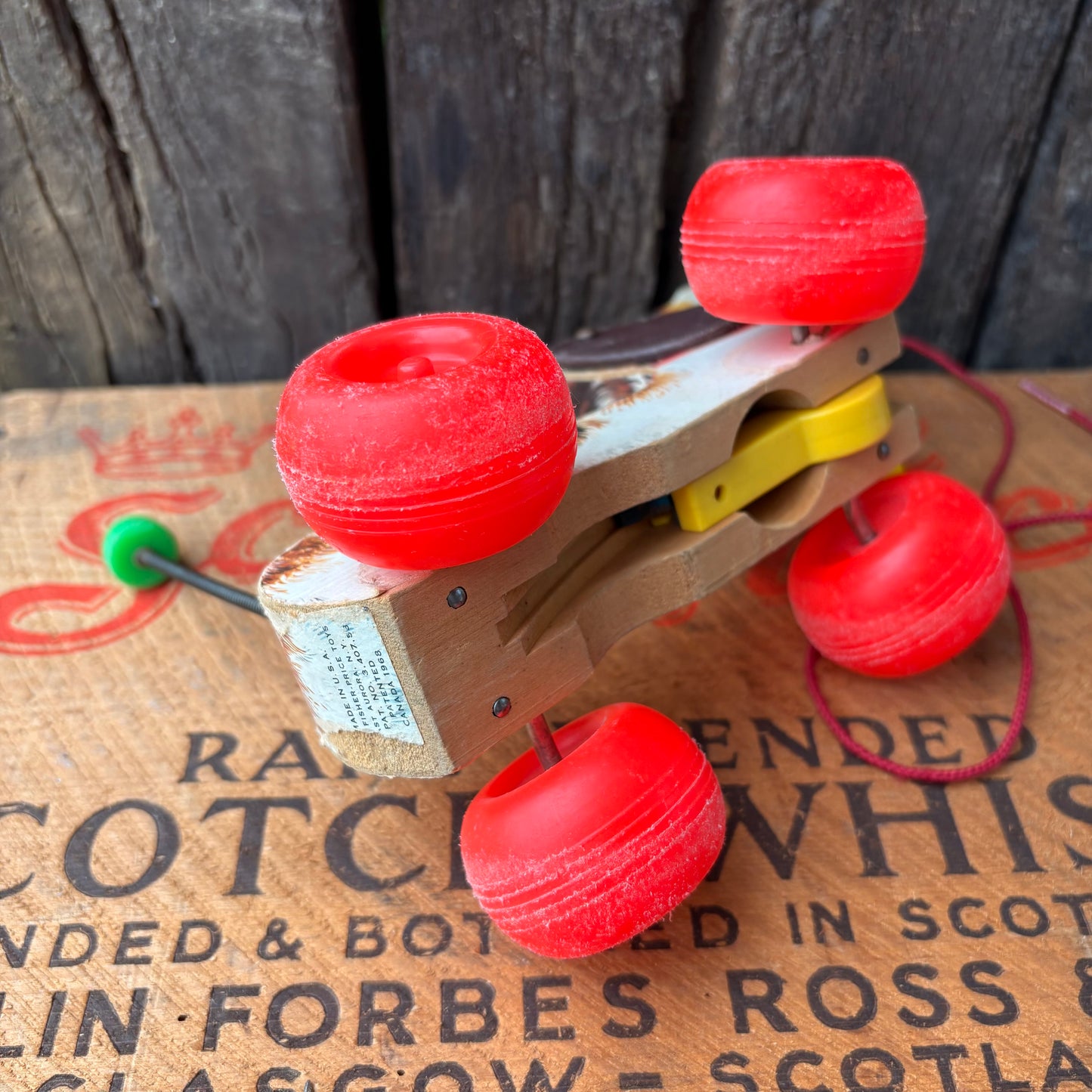 【1960s USA vintage】FISHER-PRICE LITTLE SNOOPY toy