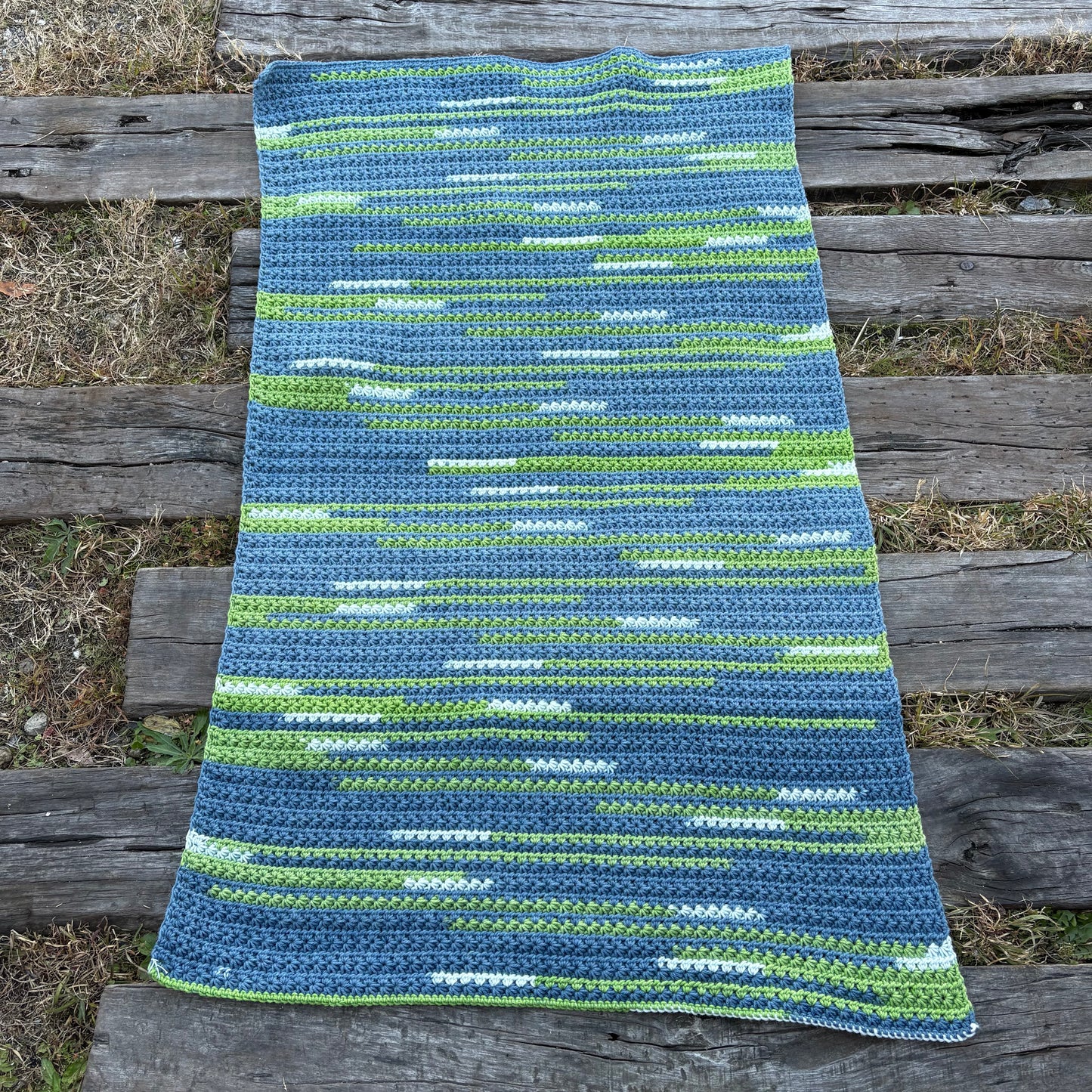 【 USA vintage】granny blanket