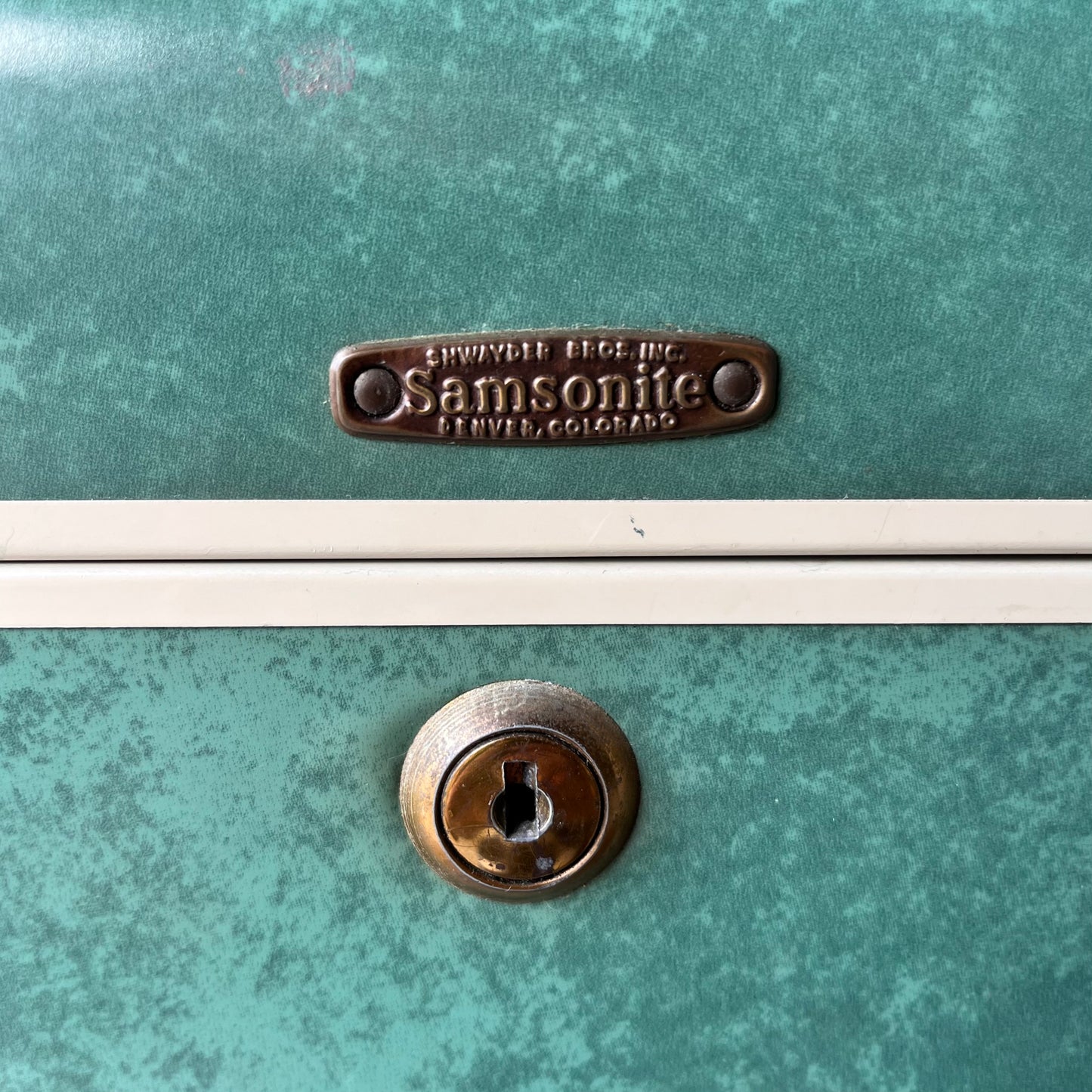 【50s USA vintage】Samsonite Travel Train Case