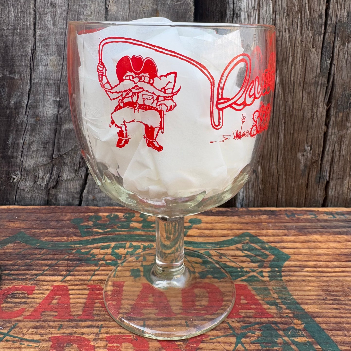 【1970s-1980s USA vintage】Beer Goblets ARIZONA'S 1880 TOWN